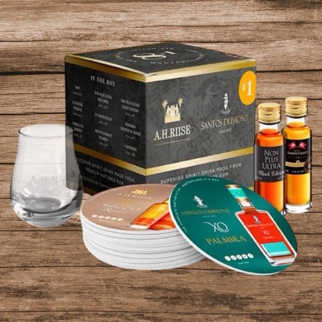 A.H. Riise Tasting Kit Black 8+1 inkl. Tasting-Glas