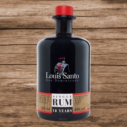 Louis Santo 18 Jahre Single Rum 44% 0,5L