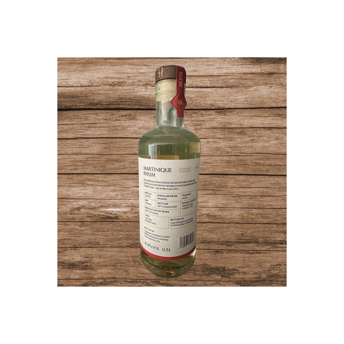 Wagemut The Spirit Traveller No 6 Martinique Rum 61,4% 0,5L