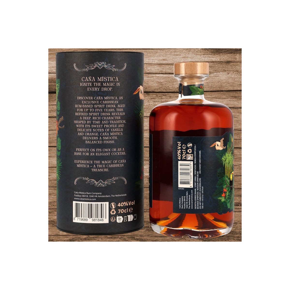 Cana Mistica Reserva Rum-Based Spirit Drink 40% 0,7L