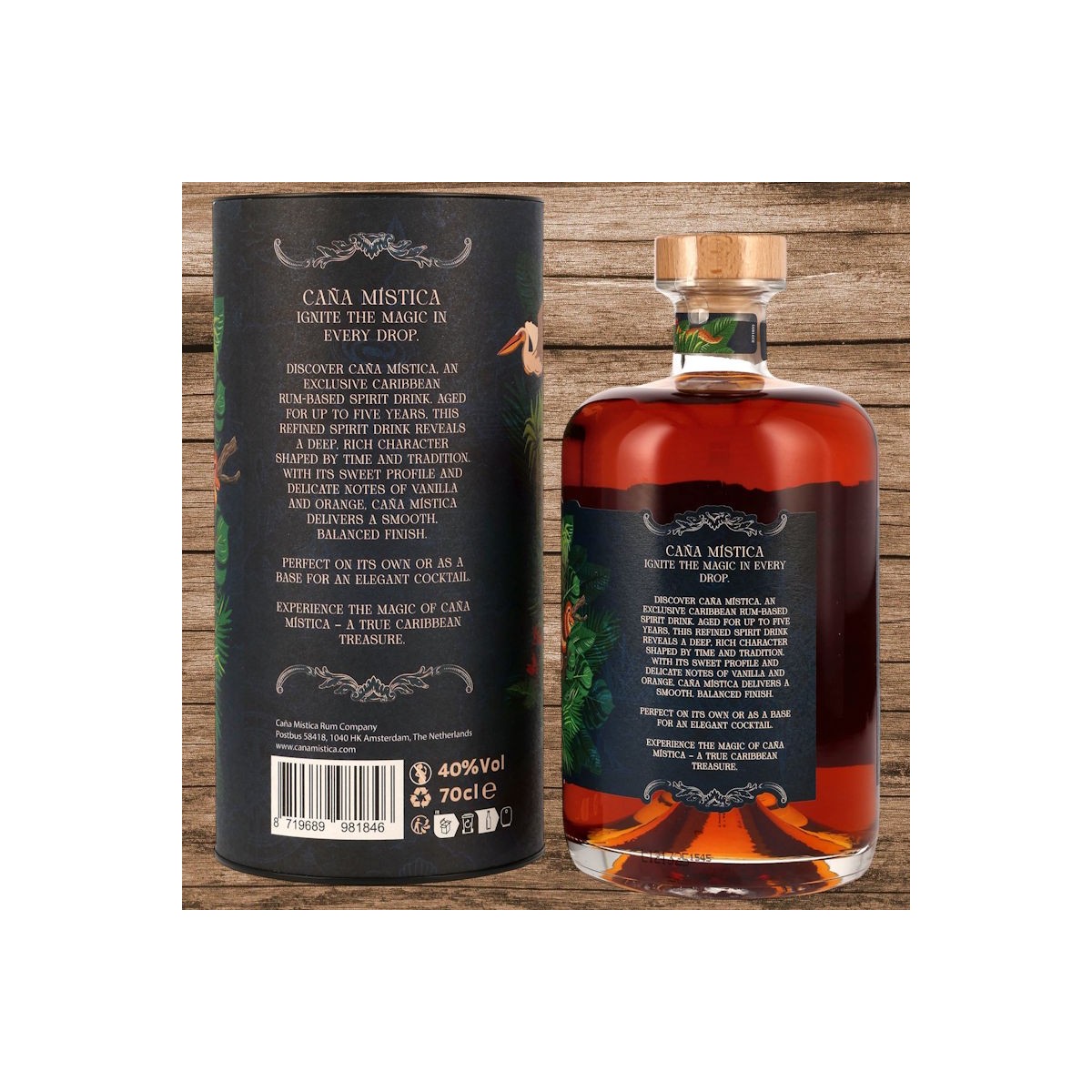 Cana Mistica Reserva Rum-Based Spirit Drink 40% 0,7L