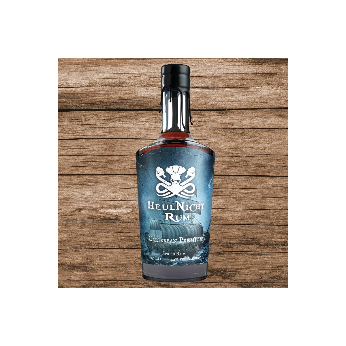 Heulnicht Rum Caribbean Premium Spiced-Rum 42% 0,7L