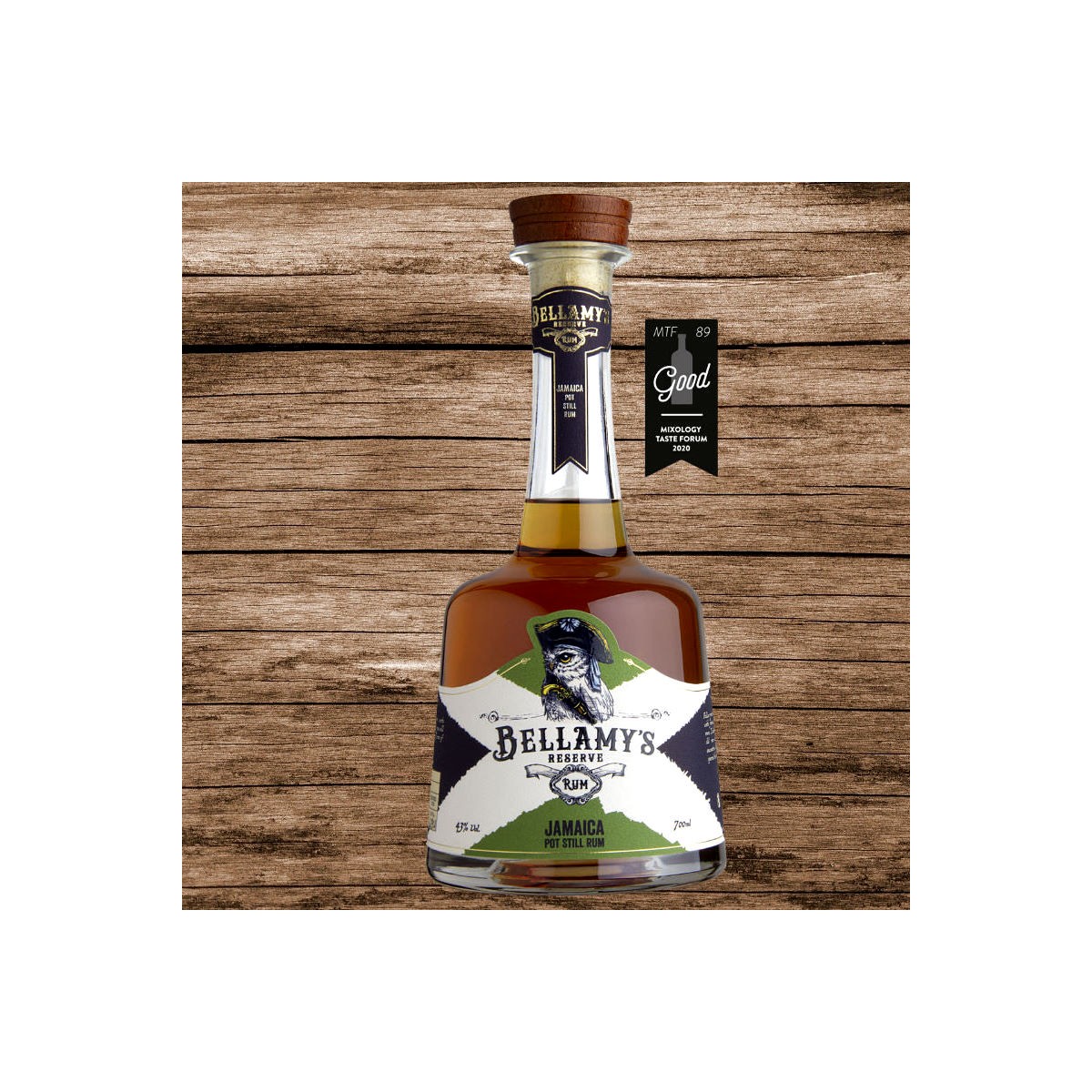 Bellamy's Reserve Rum Jamaica Pot Still 2-4YO Rum Cask Finish 43% 0,7L