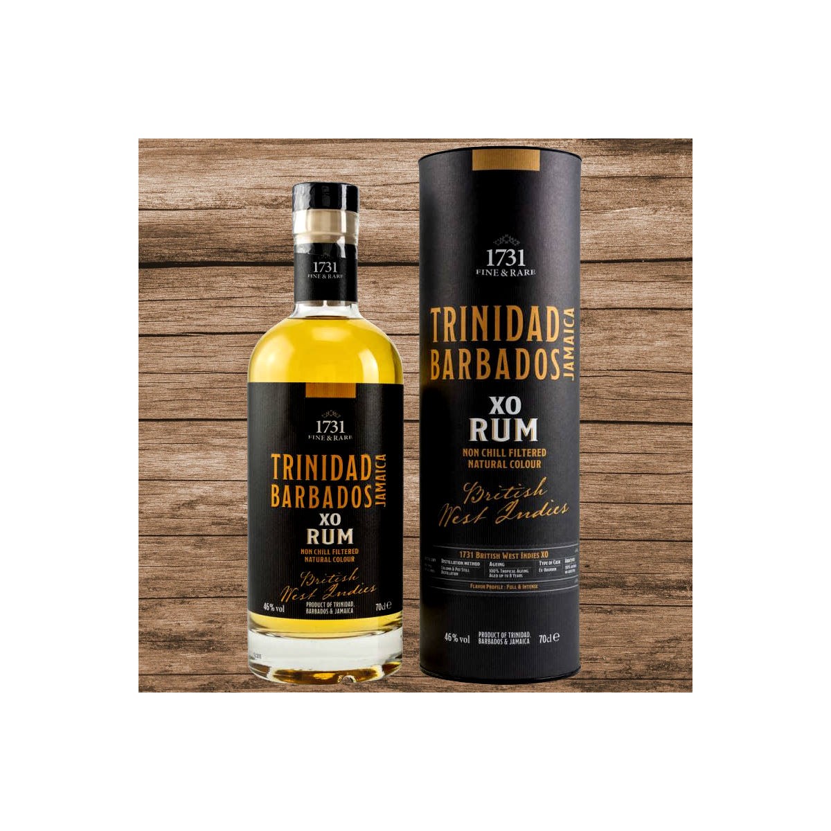 1731 Fine & Rare British West Indies XO Rum 46% 0,7L