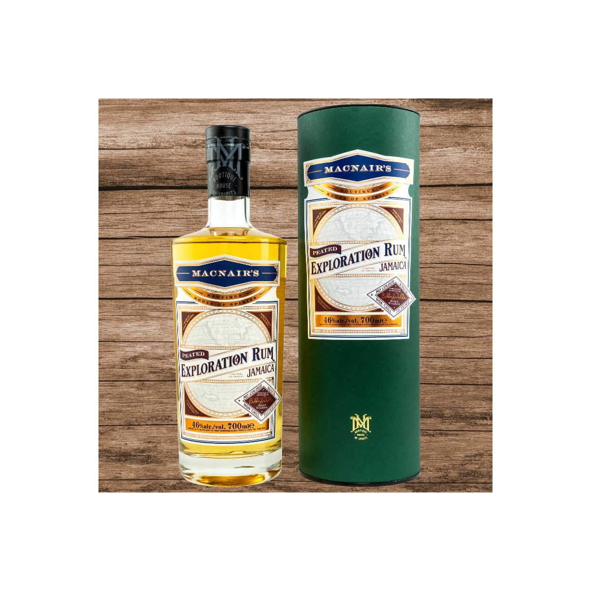 MacNairs Exploration Jamaica Rum Peated 46% 0,7L