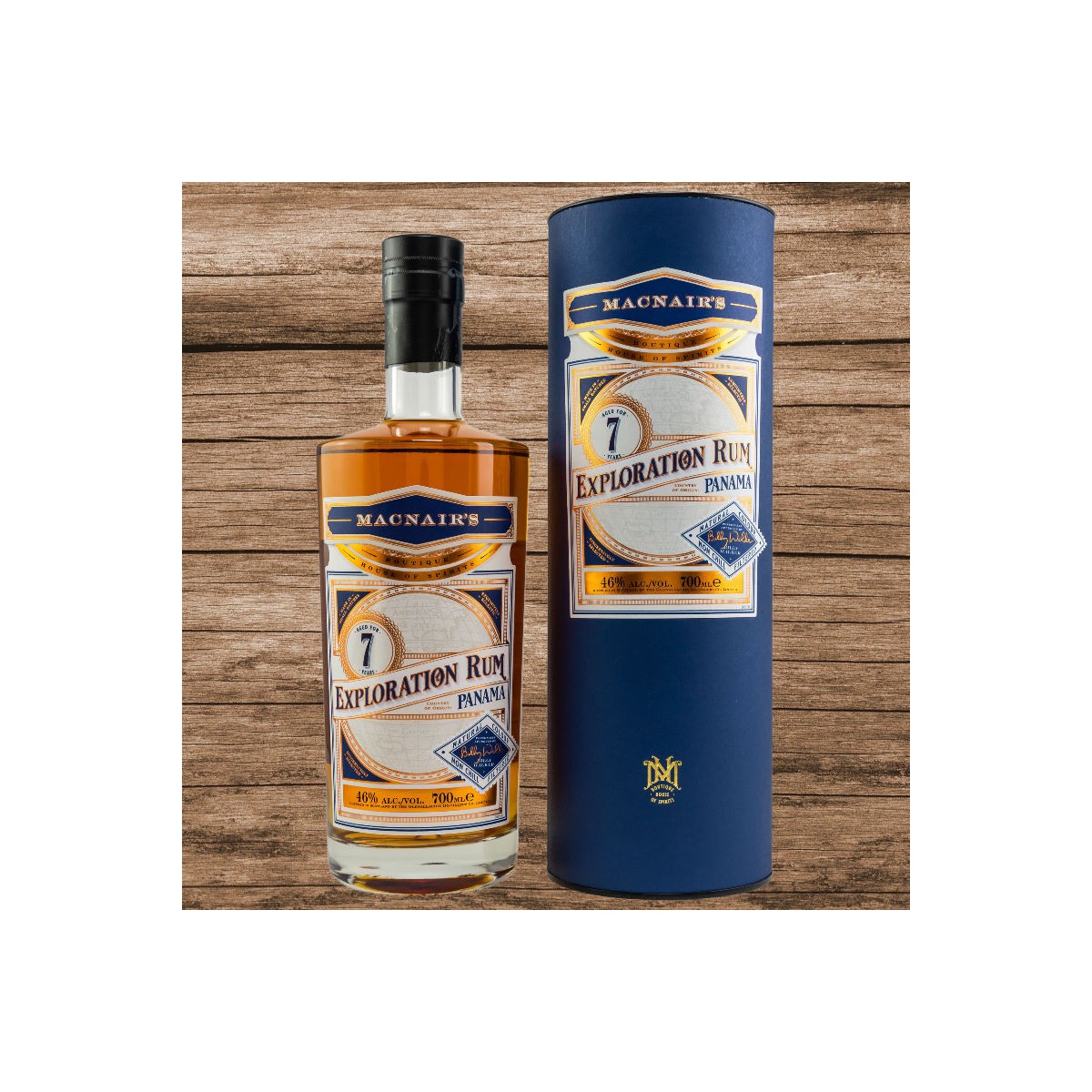 MacNairs Exploration Panama Rum 7 Jahre 46% 0,7L