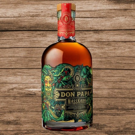 (Spirit 40% Don Drink) 0,7L Papa Rum Geschenkdose MassKara inkl.
