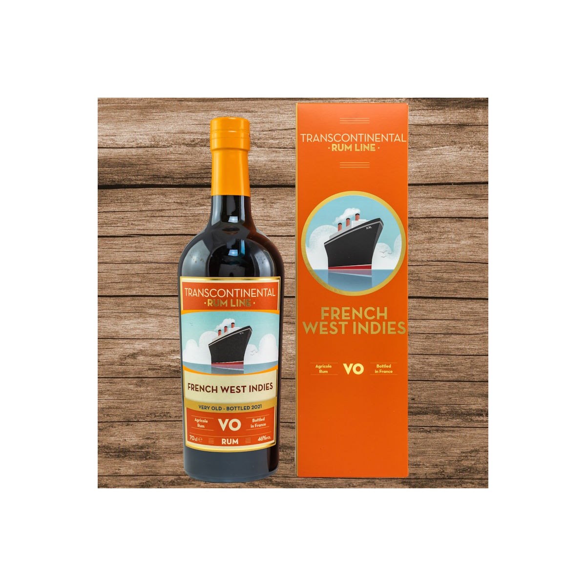 Transcontinental Rum Line French West Indies VO 46% 0,7L