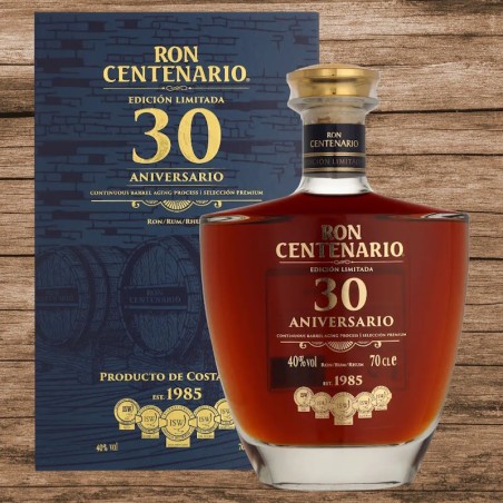 Centenario 40% 0,7L Limitada Edición 30 Rum