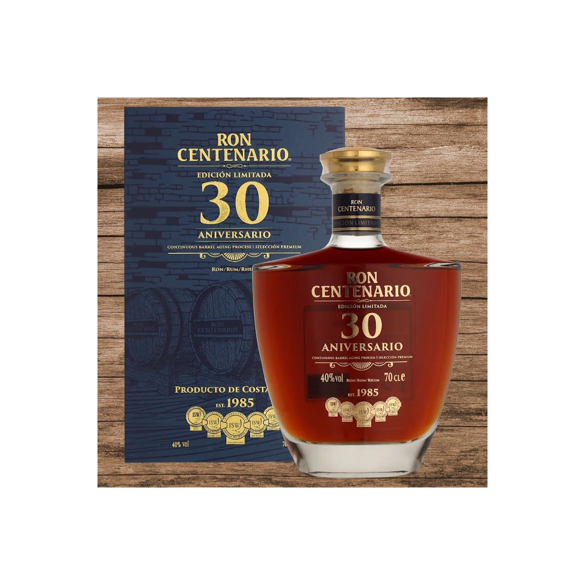 Centenario Rum 30 Edición Limitada 40% 0,7L