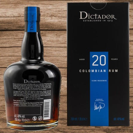 Dictador Rum 20 Jahre Icon Reserve 40% 0,7L