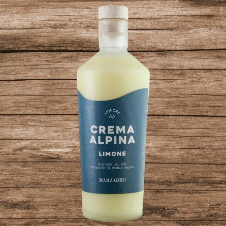 Marzadro Crema Alpina Riviera dei Limoni Zitronencremelikör 17% 0,7L