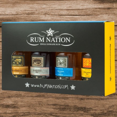 Rum Nation Tasting Set 40,5% 4x0,05L
