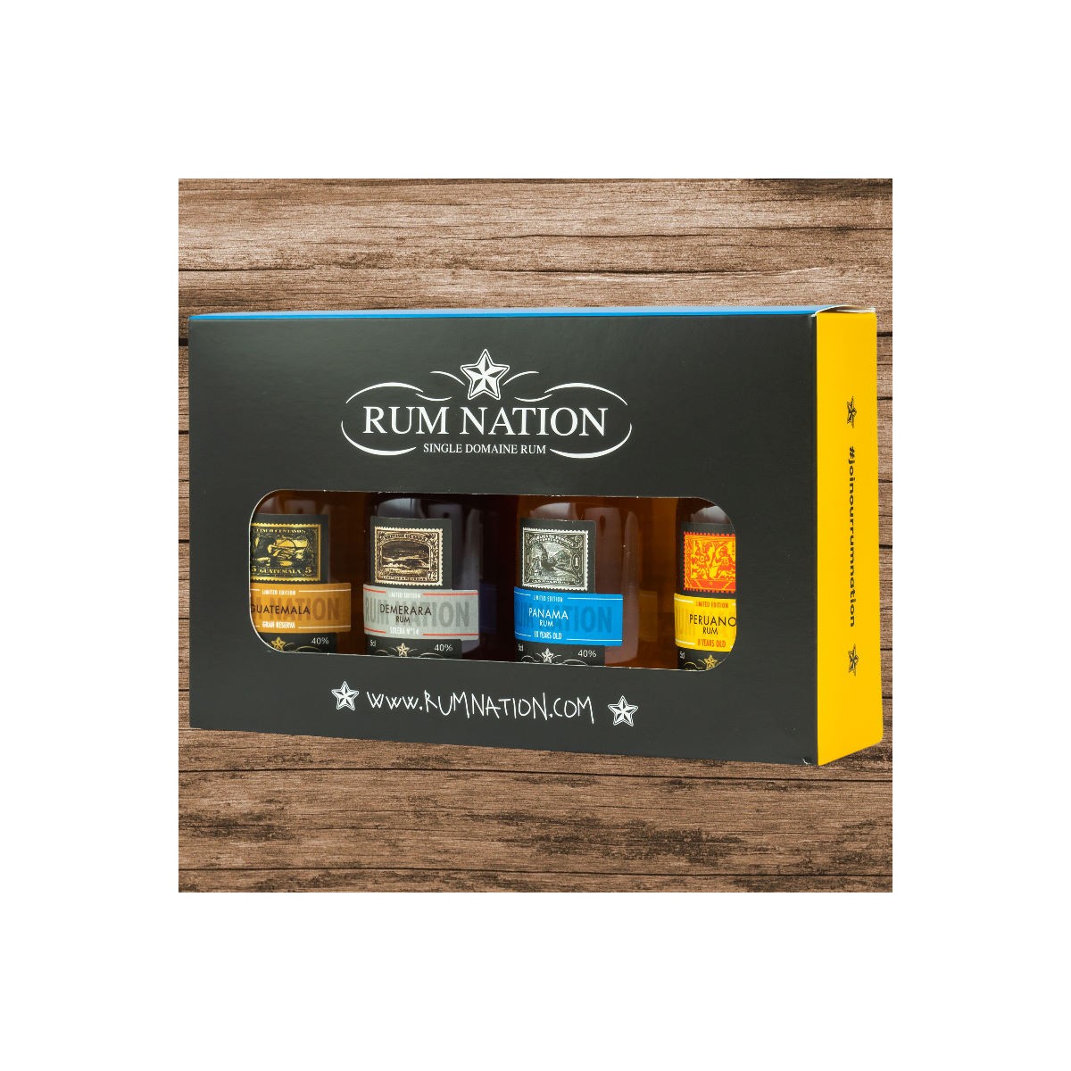 Rum Nation Tasting Set 40,5% 4x0,05L