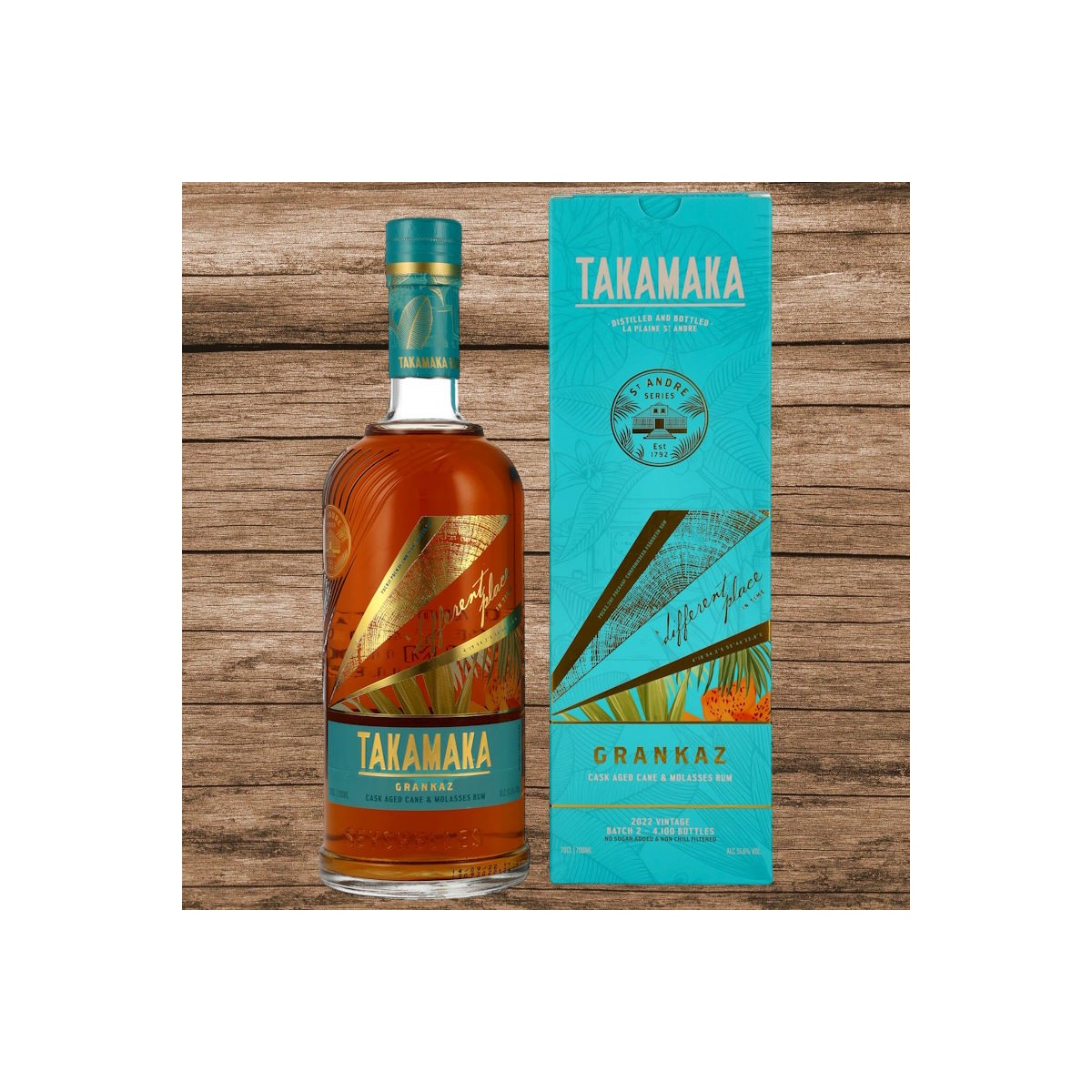 Takamaka St Andre Grankaz Rum - Batch 2 - 51,6% 0,7L