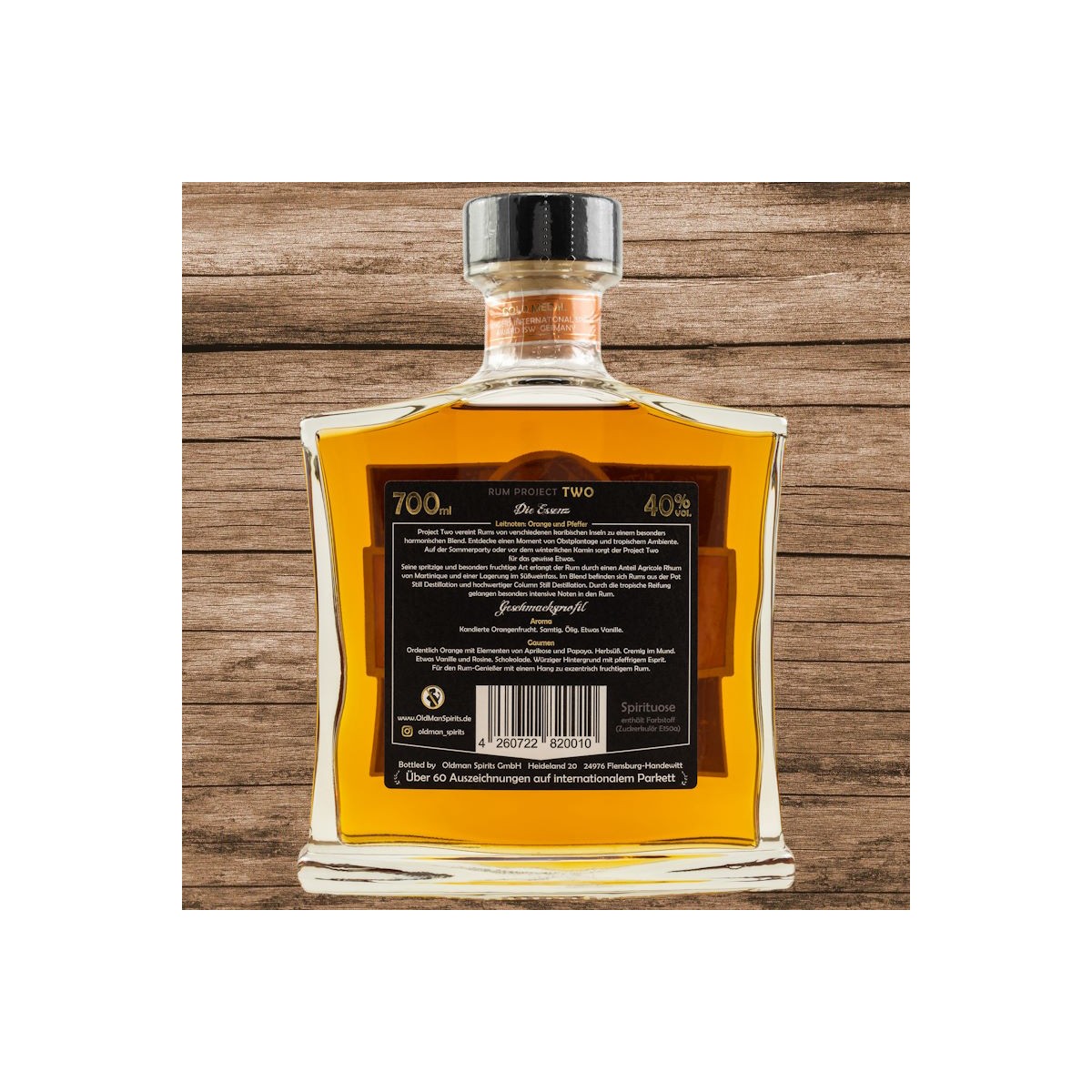 Old Man Rum Project Two Spiced Orange 40% 0,7L