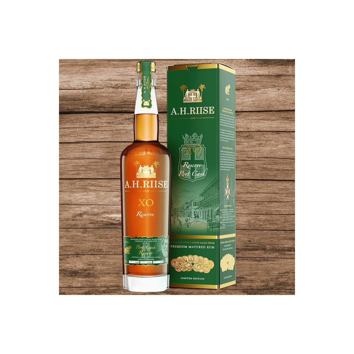 A.H. Riise XO Reserve Port Cask Rum Limited Edition (Rum-Basis) 45% 0,7L