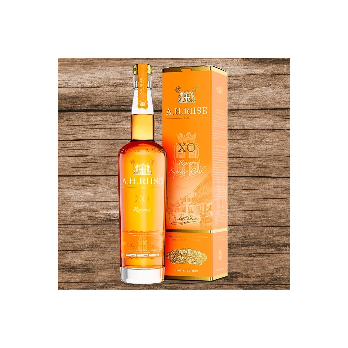 A.H. Riise XO Reserve Superior Cask (Rum-Basis) 40% 0,7L