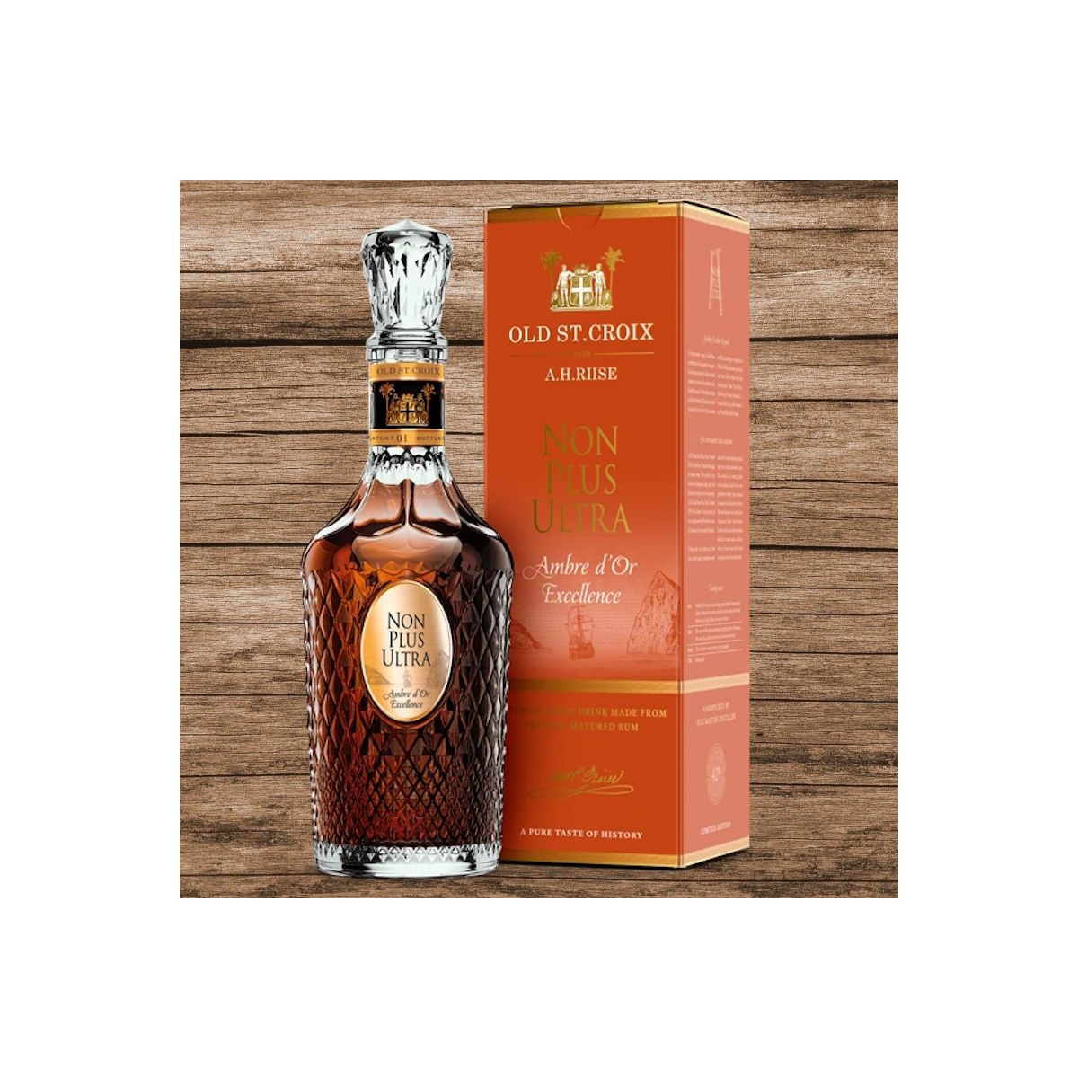 A.H. Riise Non Plus Ultra Ambre d´Or Excellence (Rum-Basis) 42% 0,7L