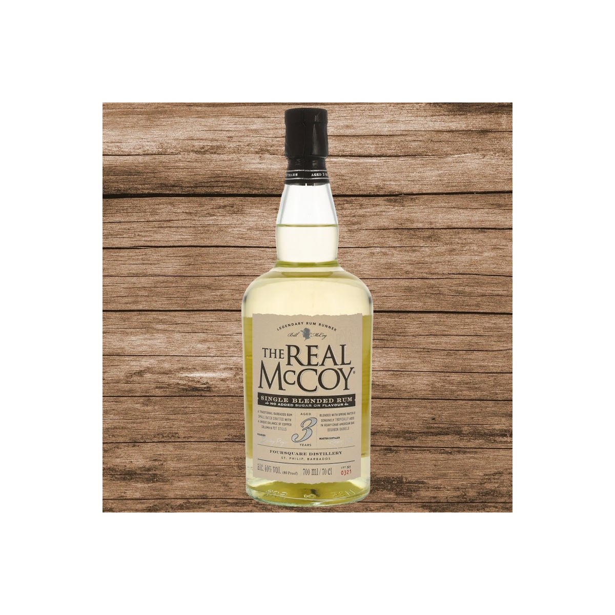 The Real McCoy Rum 3 Jahre 40% 0,7L