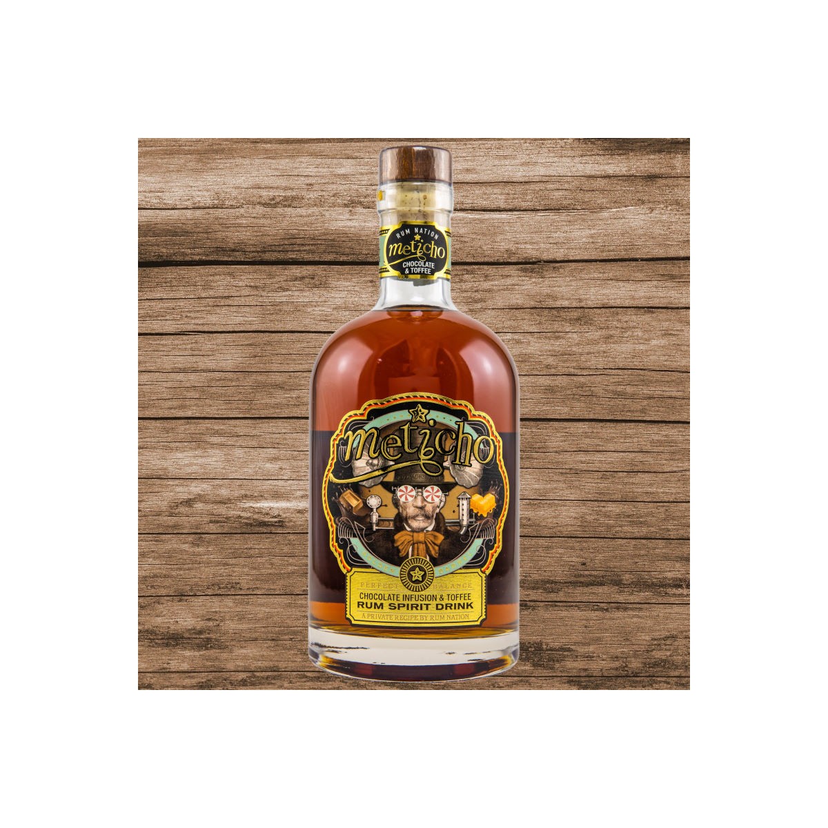 Meticho Chocolate and Toffee Rum Spirit Drink 40% 0,7L